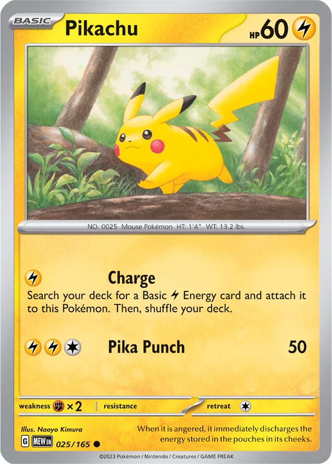 Pikachu (025/165) [Scarlet & Violet: 151] | Tables and Towers