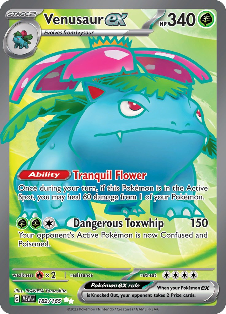 Venusaur ex (182/165) [Scarlet & Violet: 151] | Tables and Towers