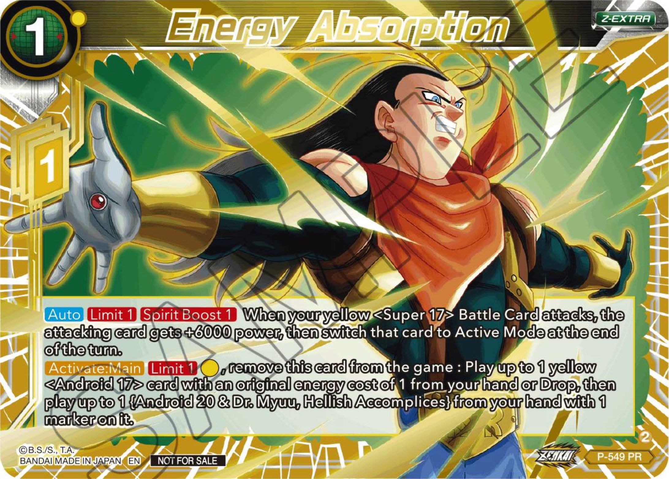 Energy Absorption (Championship Z Extra Card Pack 2023) (Gold-Stamped) (P-549) [Tournament Promotion Cards] | Tables and Towers