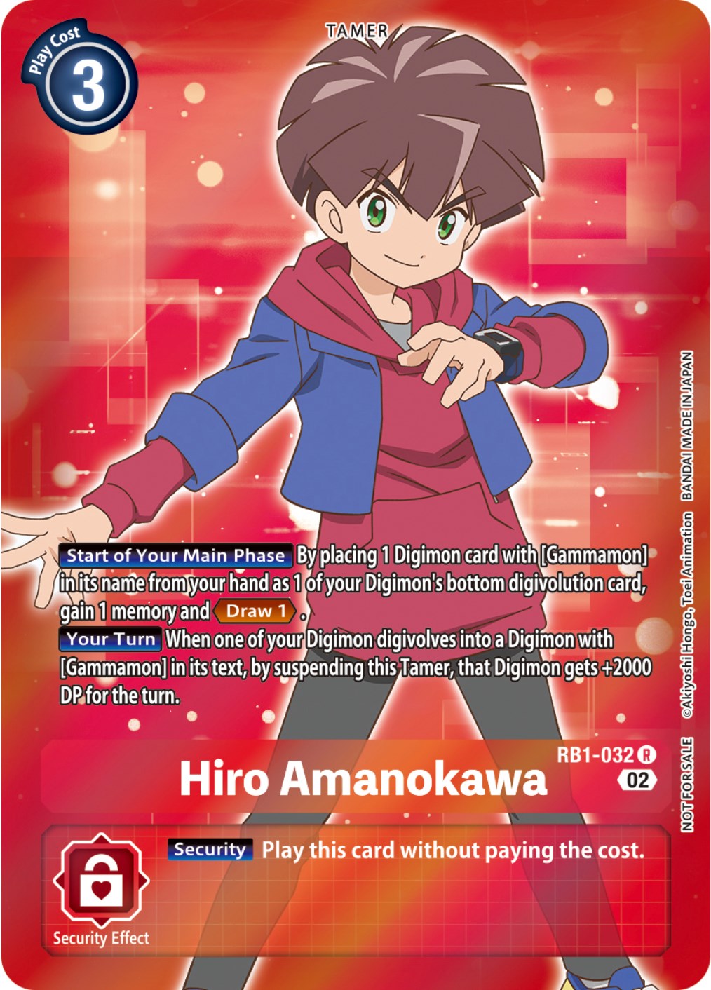 Hiro Amanokawa [RB1-032] (Box Topper) [Resurgence Booster] | Tables and Towers