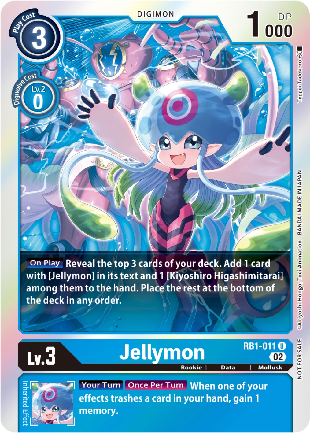 Jellymon [RB1-011] (Box Topper) [Resurgence Booster] | Tables and Towers