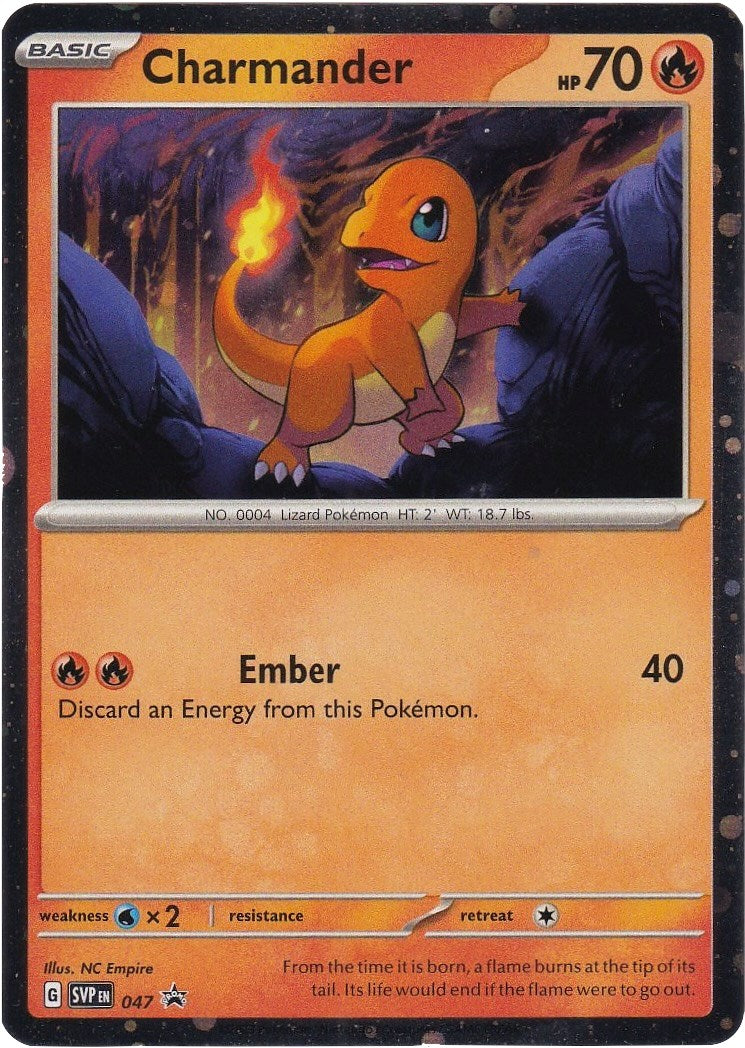 Charmander (047) (Cosmos Holo) [Scarlet & Violet: Black Star Promos] | Tables and Towers