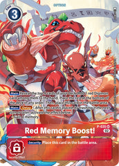 Red Memory Boost! [P-035] (Digimon Adventure Box 2) [Promotional Cards] | Tables and Towers