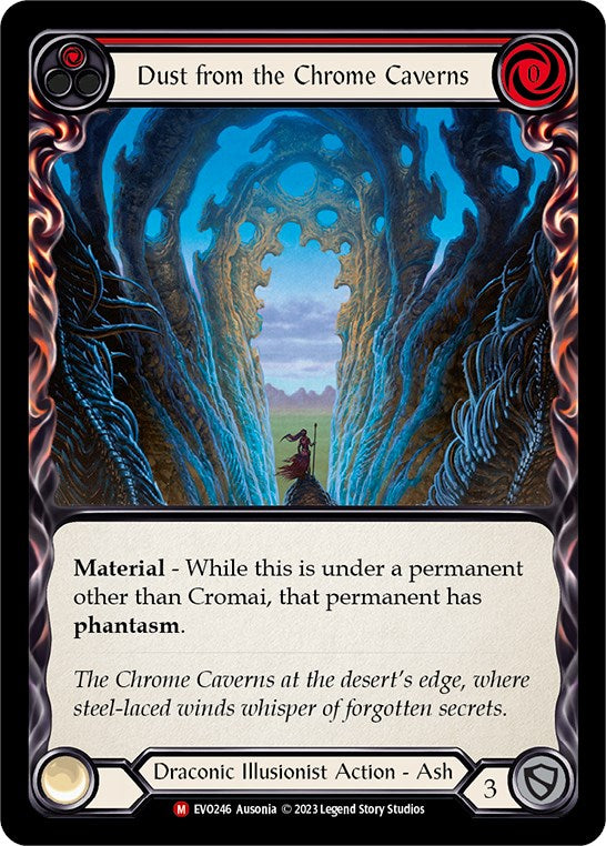 Dust from the Chrome Caverns [EVO246] (Bright Lights)  Rainbow Foil | Tables and Towers