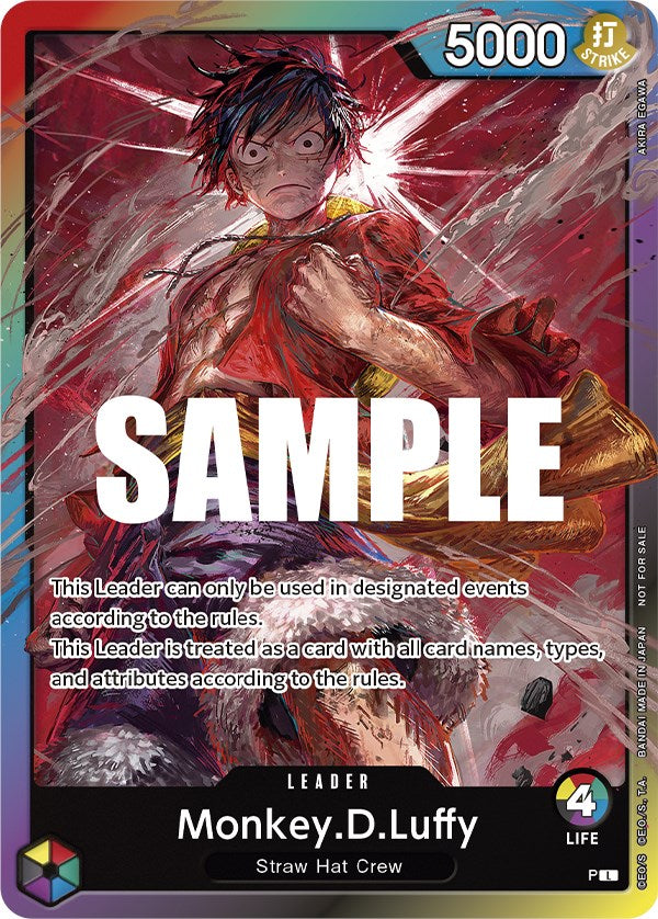 Monkey.D.Luffy (Leader Pack) (Sealed Battle 2023 Vol. 1) [One Piece Promotion Cards] | Tables and Towers