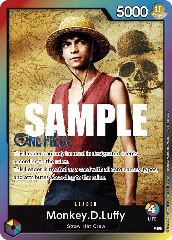 Monkey.D.Luffy (Leader Pack - Live Action) (Sealed Battle 2023 Vol. 1) [One Piece Promotion Cards] | Tables and Towers