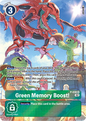 Green Memory Boost! [P-038] (Digimon Adventure Box 2) [Promotional Cards] | Tables and Towers