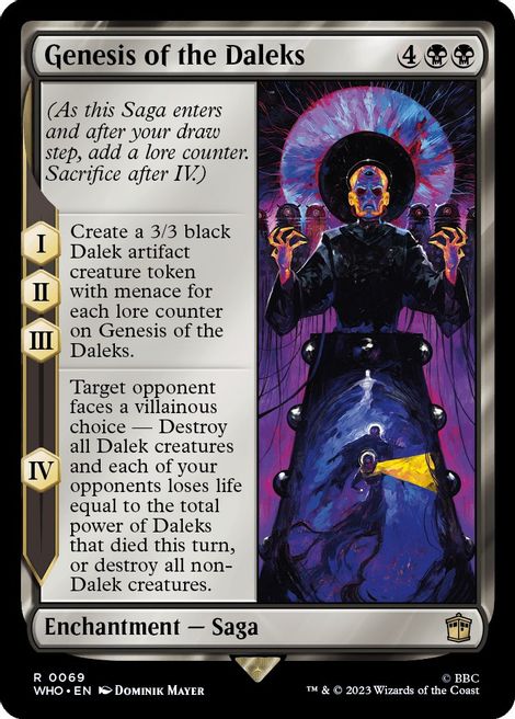 Genesis of the Daleks [Doctor Who] | Tables and Towers