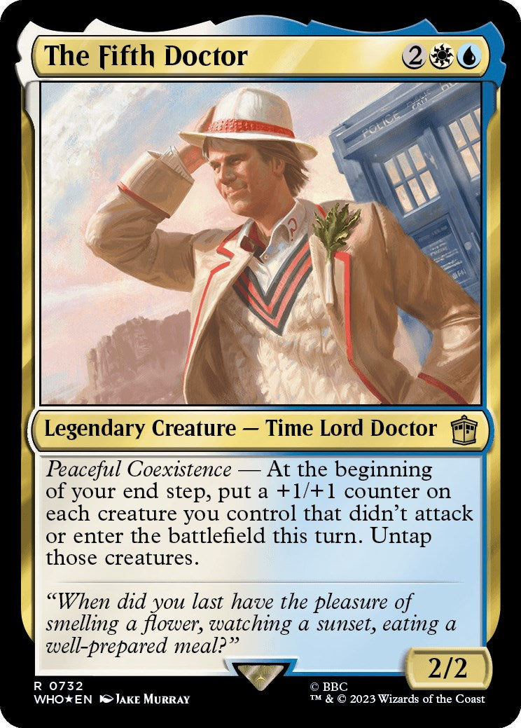 The Fifth Doctor (Surge Foil) [Doctor Who] | Tables and Towers