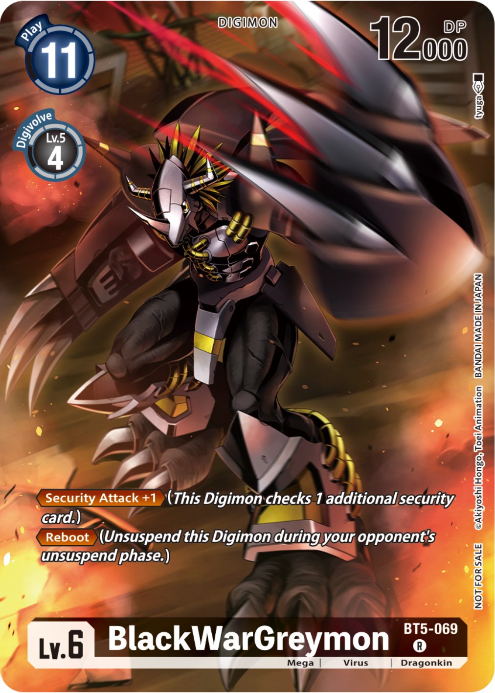 BlackWarGreymon [BT5-069] (Tamer Party Pack -The Beginning-) [Battle of Omni Promos] | Tables and Towers