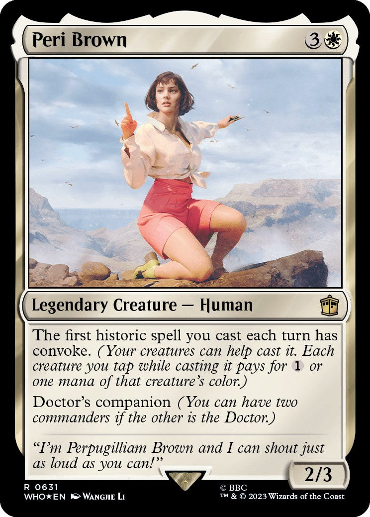 Peri Brown (Surge Foil) [Doctor Who] | Tables and Towers