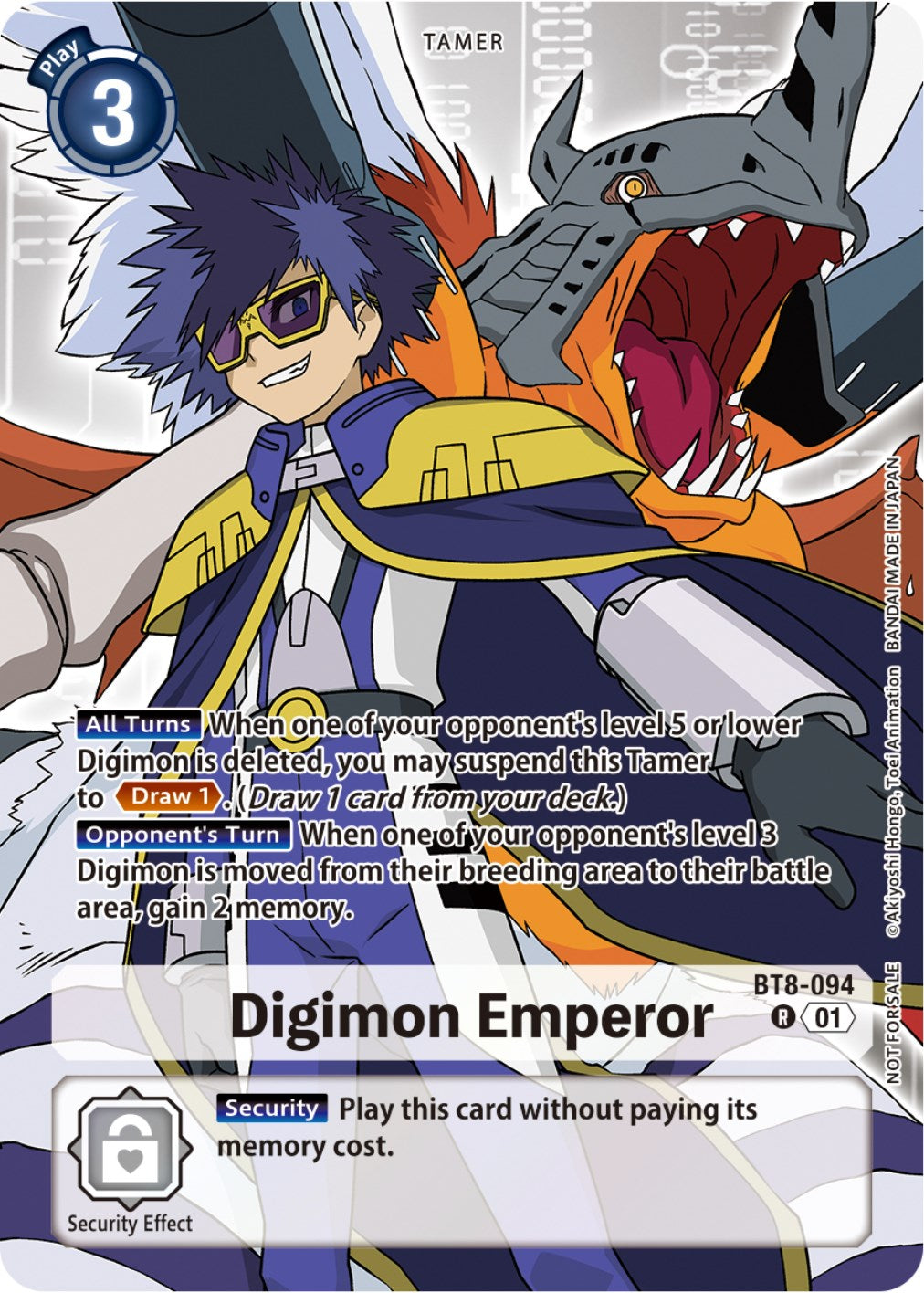 Digimon Emperor [BT8-094] (Tamer Party Pack -The Beginning-) [New Awakening] | Tables and Towers