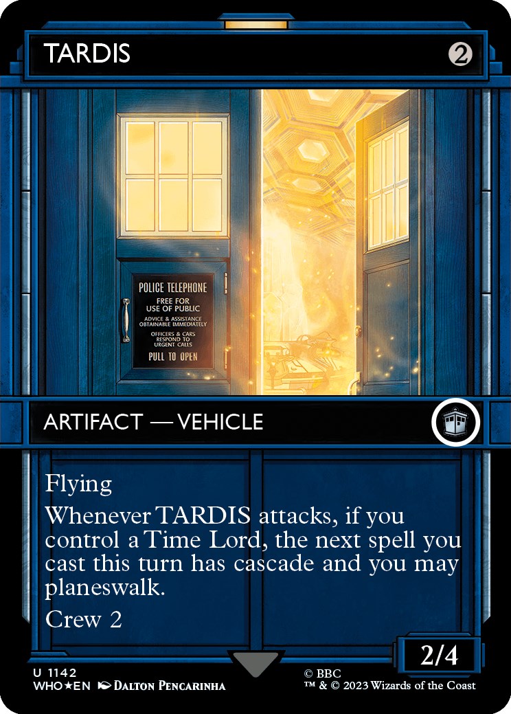 TARDIS (Showcase) (Surge Foil) [Doctor Who] | Tables and Towers