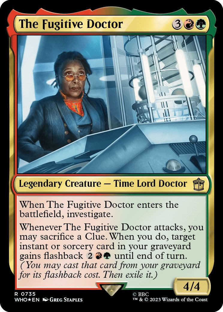 The Fugitive Doctor (Surge Foil) [Doctor Who] | Tables and Towers