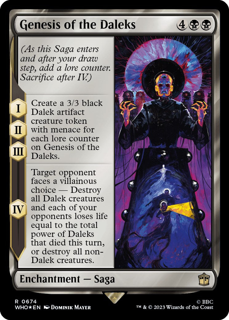 Genesis of the Daleks (Surge Foil) [Doctor Who] | Tables and Towers