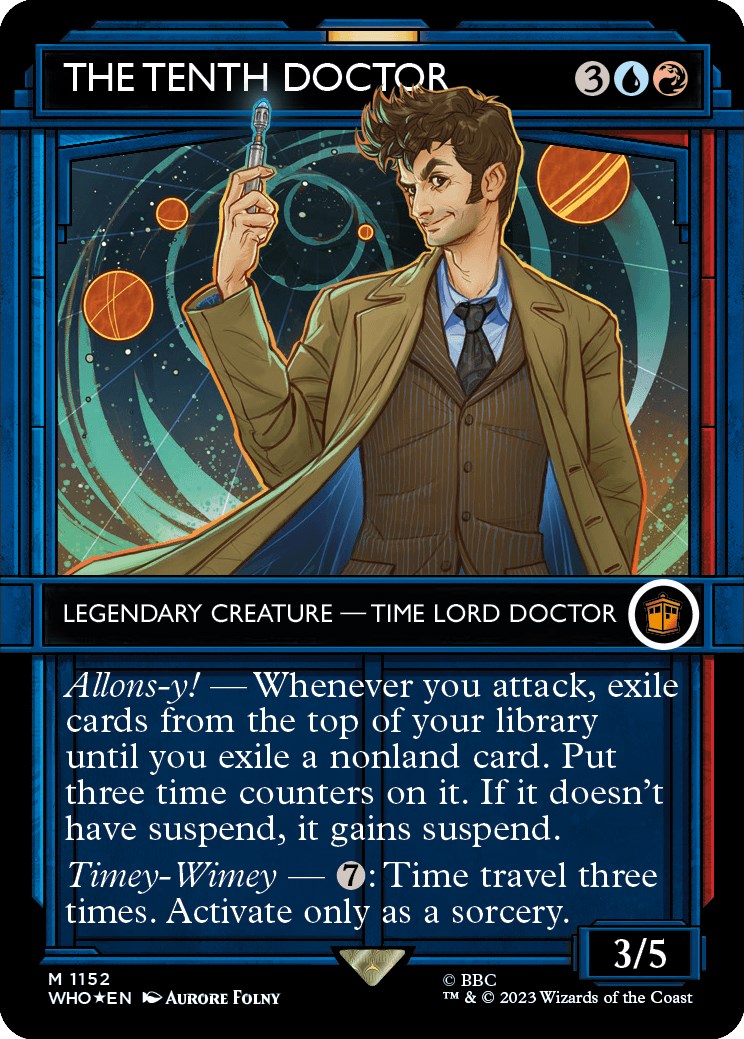 The Tenth Doctor (Showcase) (Surge Foil) [Doctor Who] | Tables and Towers