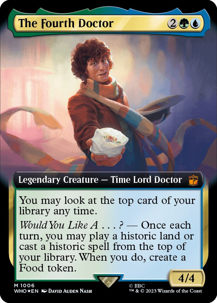 The Fourth Doctor (Extended Art) (Surge Foil) [Doctor Who] | Tables and Towers