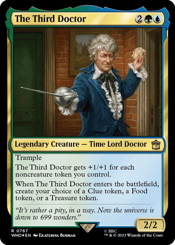 The Third Doctor (Surge Foil) [Doctor Who] | Tables and Towers