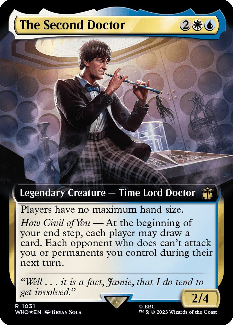 The Second Doctor (Extended Art) (Surge Foil) [Doctor Who] | Tables and Towers