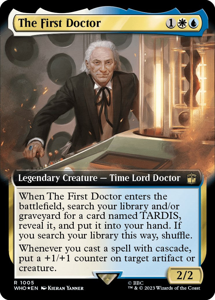 The First Doctor (Extended Art) (Surge Foil) [Doctor Who] | Tables and Towers