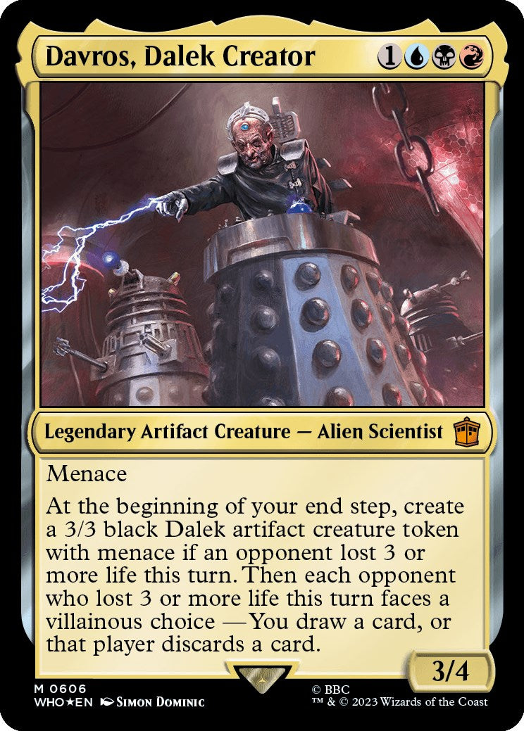 Davros, Dalek Creator (Surge Foil) [Doctor Who] | Tables and Towers