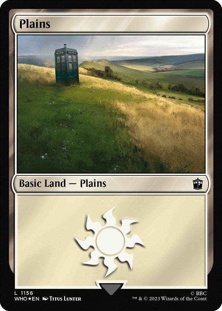 Plains (1156) (Surge Foil) [Doctor Who] | Tables and Towers