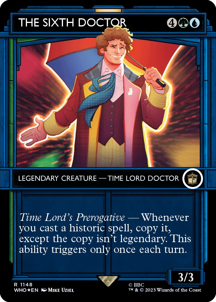 The Sixth Doctor (Showcase) (Surge Foil) [Doctor Who] | Tables and Towers