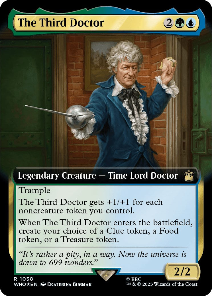 The Third Doctor (Extended Art) (Surge Foil) [Doctor Who] | Tables and Towers