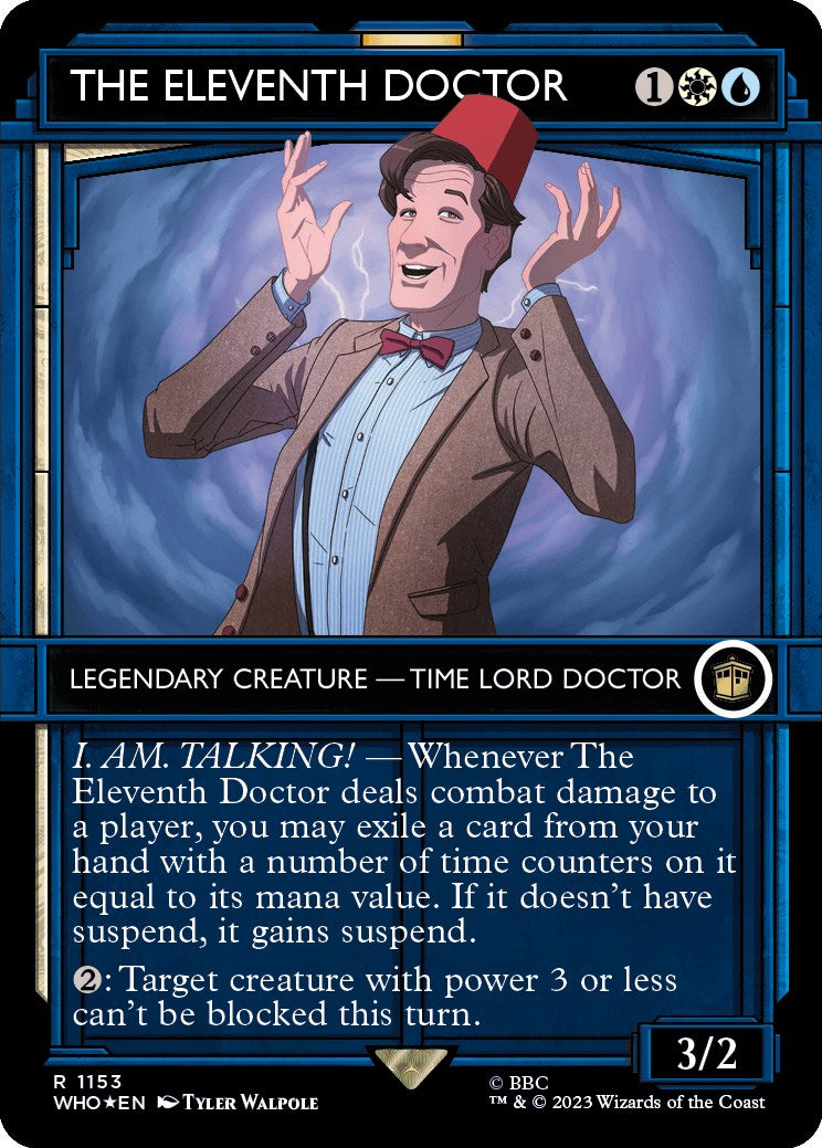 The Eleventh Doctor (Showcase) (Surge Foil) [Doctor Who] | Tables and Towers