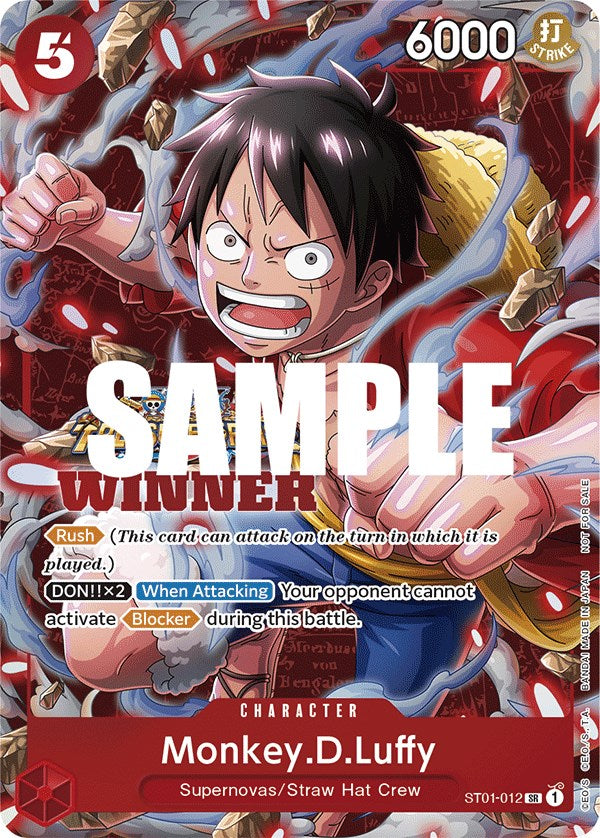 Monkey.D.Luffy (Winner Pack Vol. 5) [One Piece Promotion Cards] | Tables and Towers