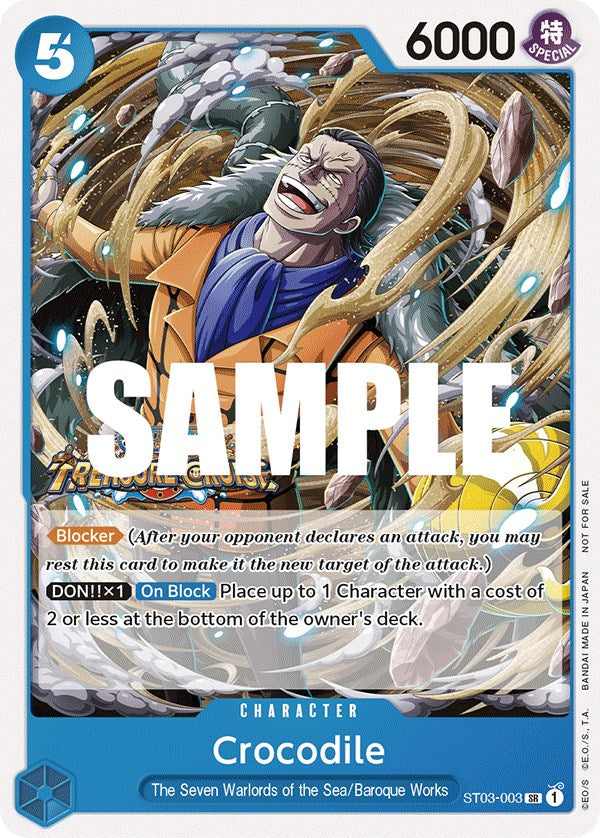 Crocodile (Tournament Pack Vol. 5) [One Piece Promotion Cards] | Tables and Towers