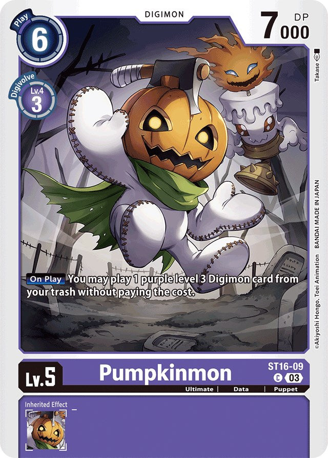 Pumpkinmon [ST16-09] [Starter Deck: Wolf of Friendship] | Tables and Towers