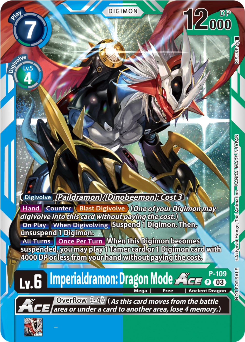 Imperialdramon: Dragon Mode Ace [P-109 ] (NYCC 2023 Demo Deck) [Promotional Cards] | Tables and Towers