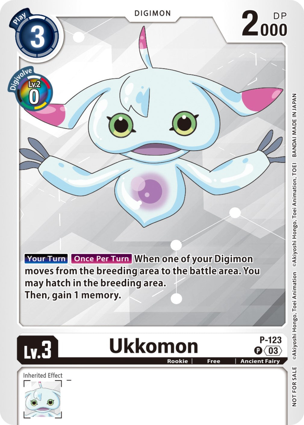 Ukkomon [P-123] (NYCC 2023 Demo Deck) [Promotional Cards] | Tables and Towers