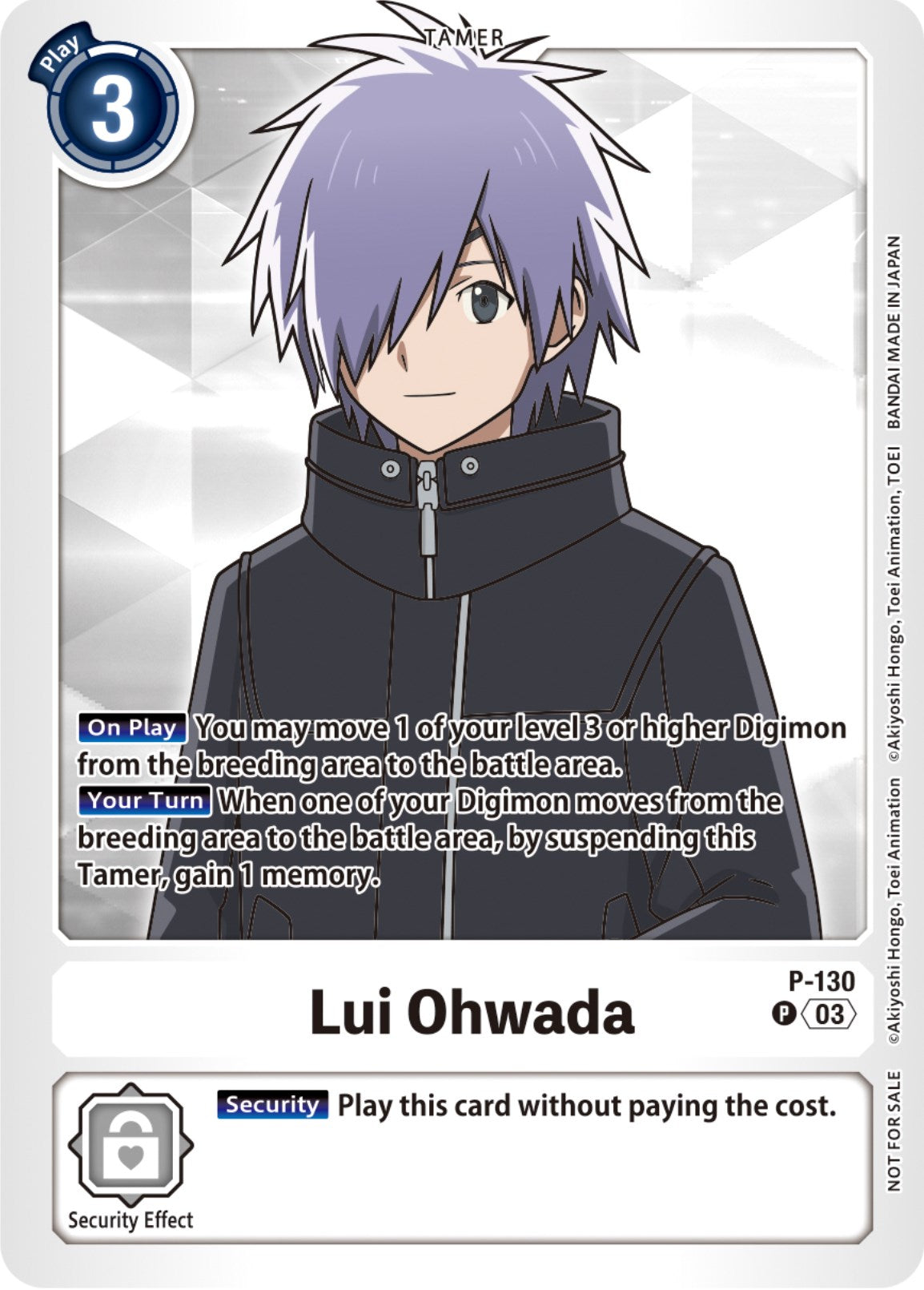 Lui Ohwada [P-130] (NYCC 2023 Demo Deck) [Promotional Cards] | Tables and Towers