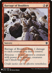 Barrage of Boulders [Mystery Booster] | Tables and Towers