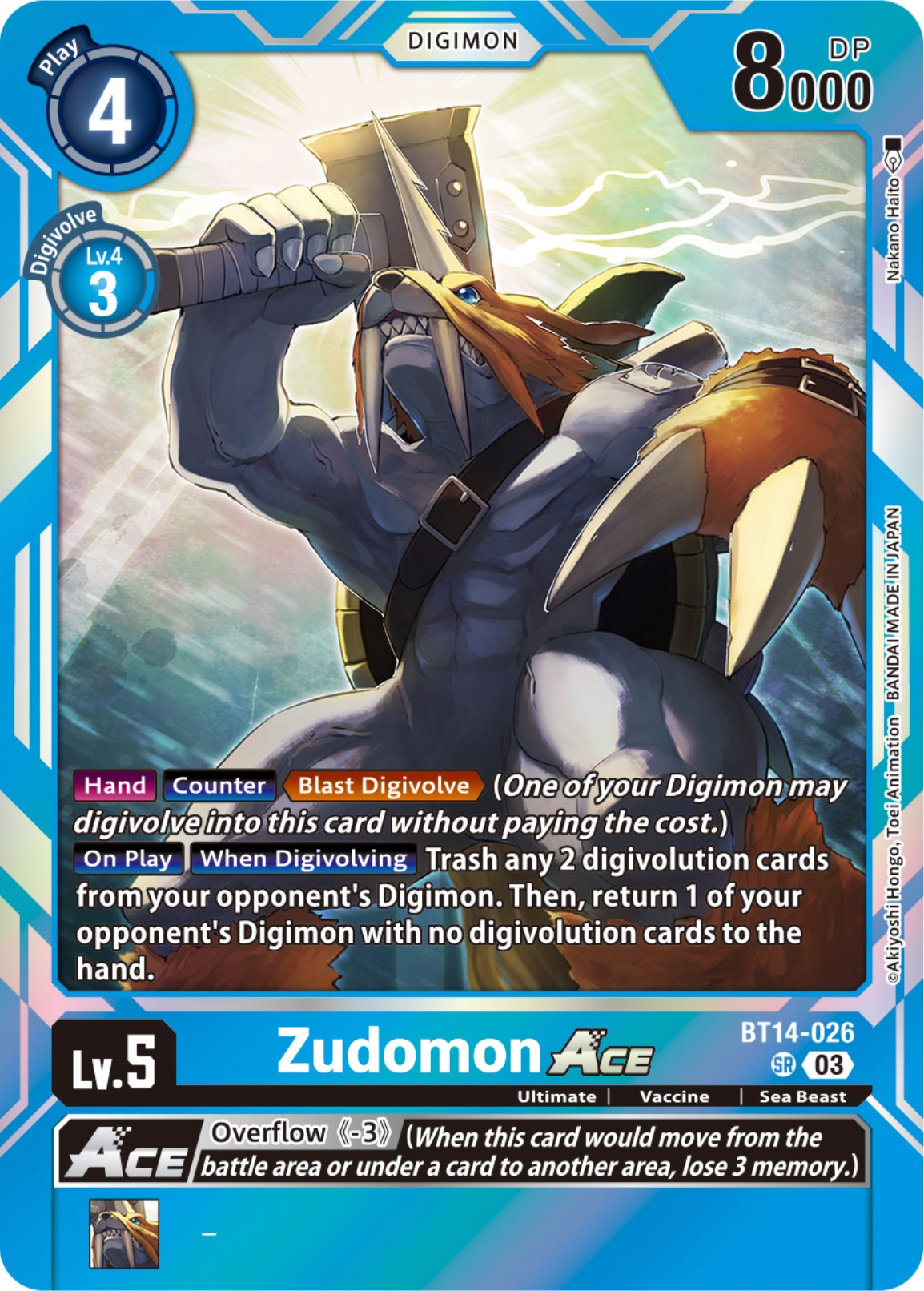 Zudomon Ace [BT14-026] [Blast Ace] | Tables and Towers