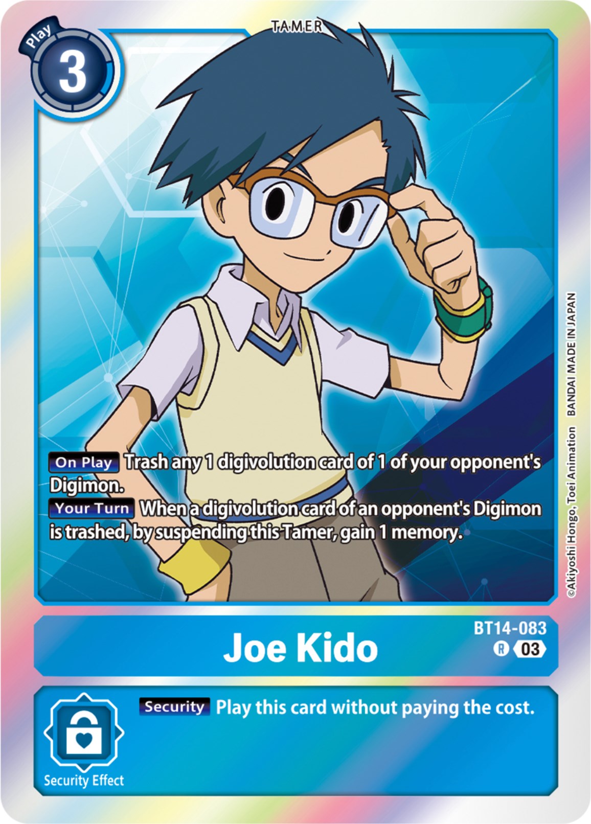 Joe kido [BT14-083] [Blast Ace] | Tables and Towers