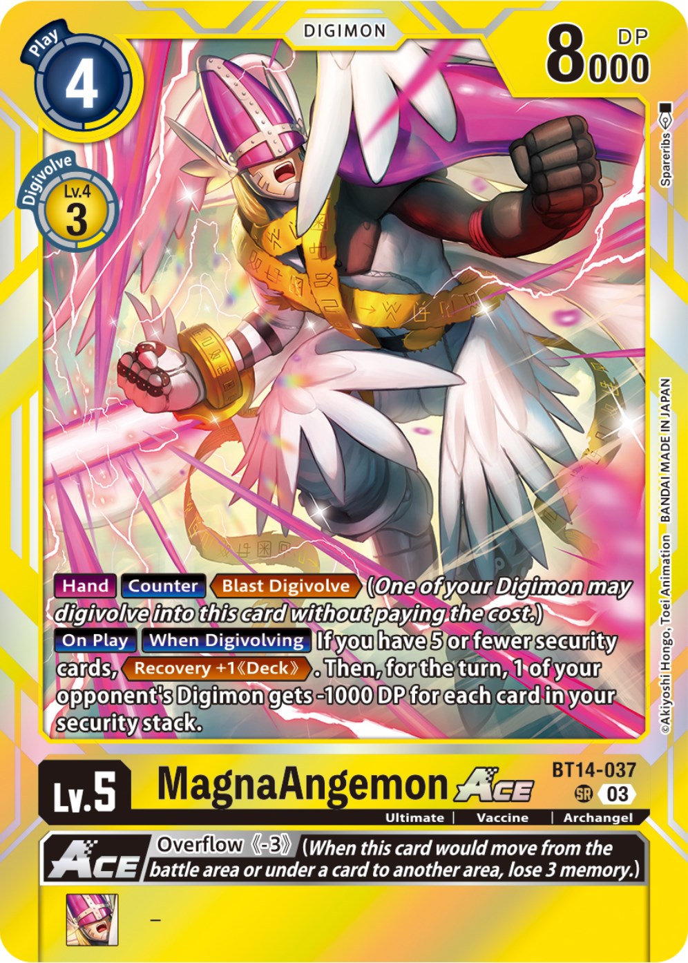 MagnaAngemon Ace [BT14-037] [Blast Ace] | Tables and Towers