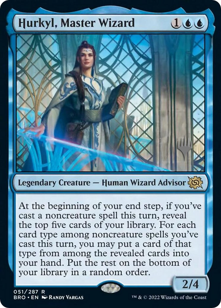 Hurkyl, Master Wizard (Promo Pack) [The Brothers' War Promos] | Tables and Towers