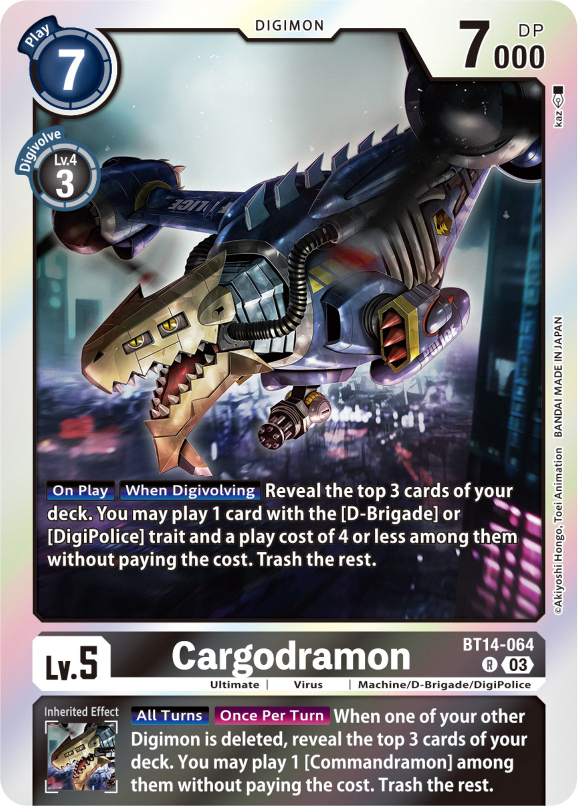 Cargodramon [BT14-064] [Blast Ace] | Tables and Towers