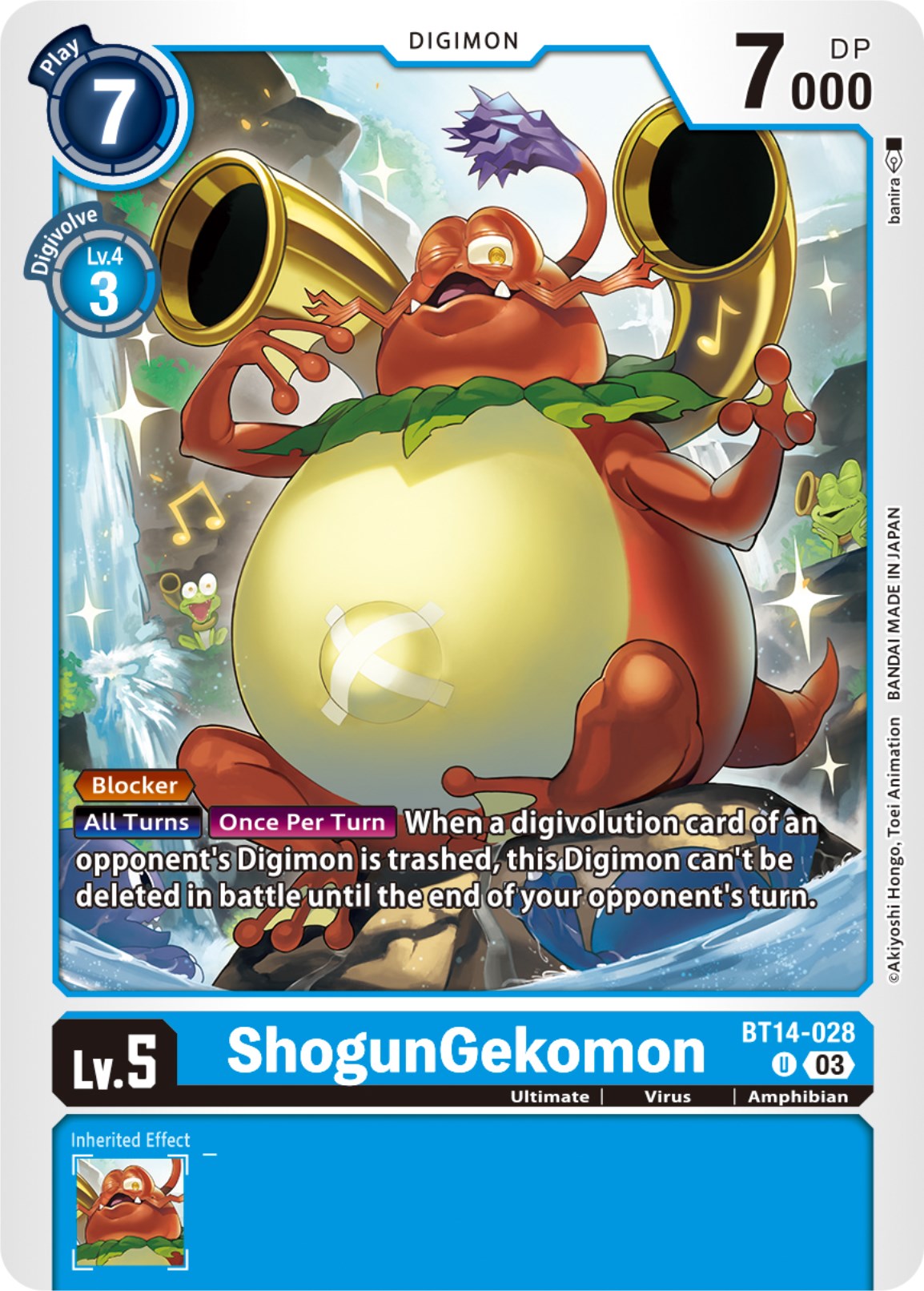 ShogunGekomon [BT14-028] [Blast Ace] | Tables and Towers