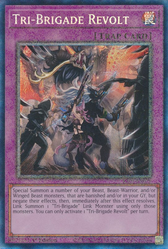 Tri-Brigade Revolt [RA01-EN079] Prismatic Collector's Rare | Tables and Towers