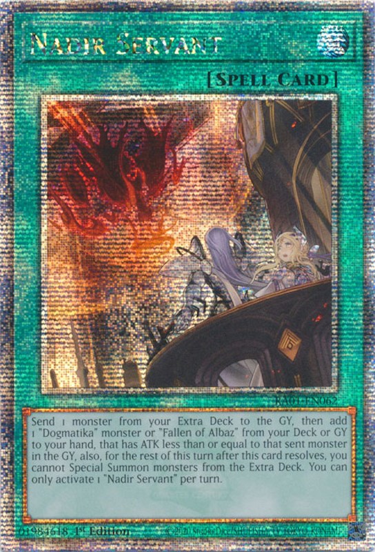 Nadir Servant [RA01-EN062] Quarter Century Secret Rare | Tables and Towers