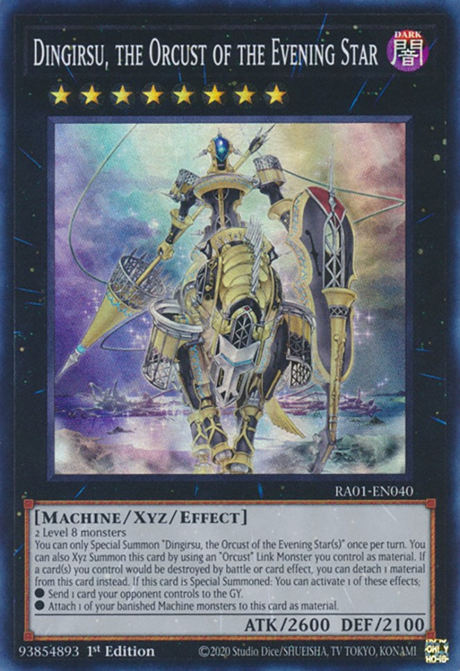 Dingirsu, the Orcust of the Evening Star [RA01-EN040] Super Rare | Tables and Towers