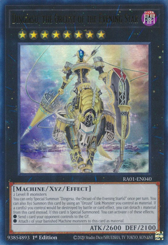 Dingirsu, the Orcust of the Evening Star [RA01-EN040] Ultra Rare | Tables and Towers