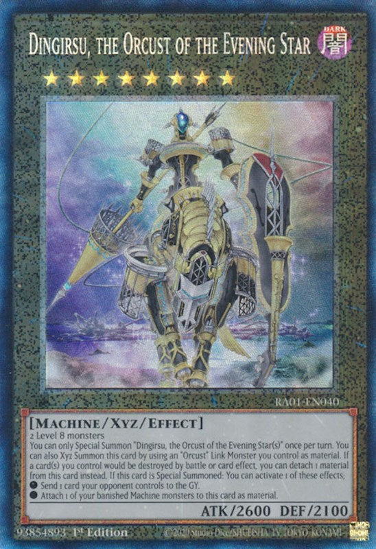 Dingirsu, the Orcust of the Evening Star [RA01-EN040] Prismatic Collector's Rare | Tables and Towers