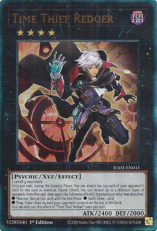 Time Thief Redoer [RA01-EN041] Prismatic Ultimate Rare | Tables and Towers