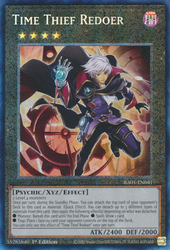 Time Thief Redoer [RA01-EN041] Prismatic Collector's Rare | Tables and Towers