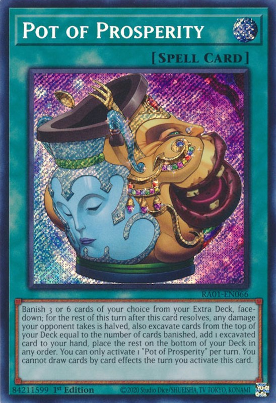 Pot of Prosperity [RA01-EN066] Secret Rare | Tables and Towers